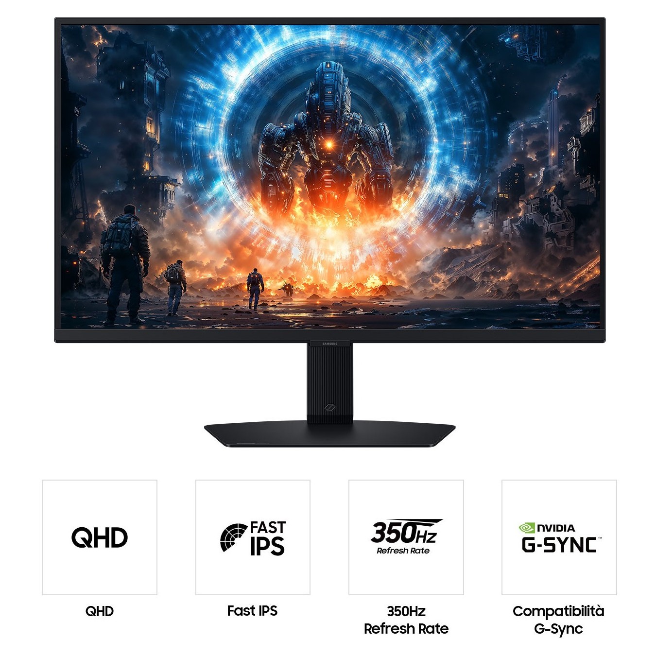 Samsung Odyssey G6 S27FG602EU 27-inch 350Hz Gaming Monitor – QHD Fast IPS | Armenius Store