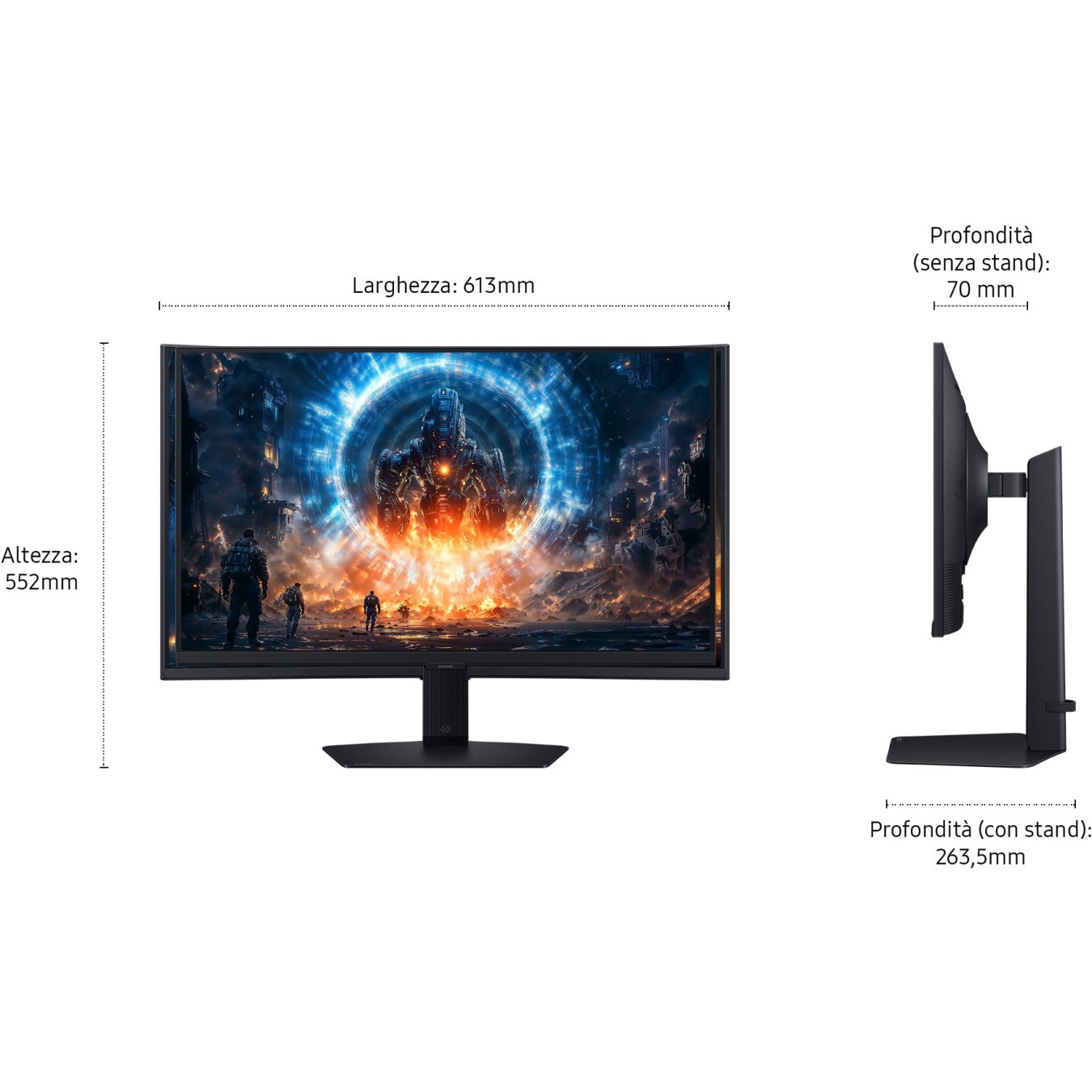 Samsung Odyssey G6 S27FG602EU 27-inch 350Hz Gaming Monitor – QHD Fast IPS | Armenius Store