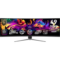 MSI MPG QD-OLED - 491CQPXDE - 124.5 cm (49 inches), Black, Dual QHD, Curved, USB-Hub, USB-C, 240 Hz Panel