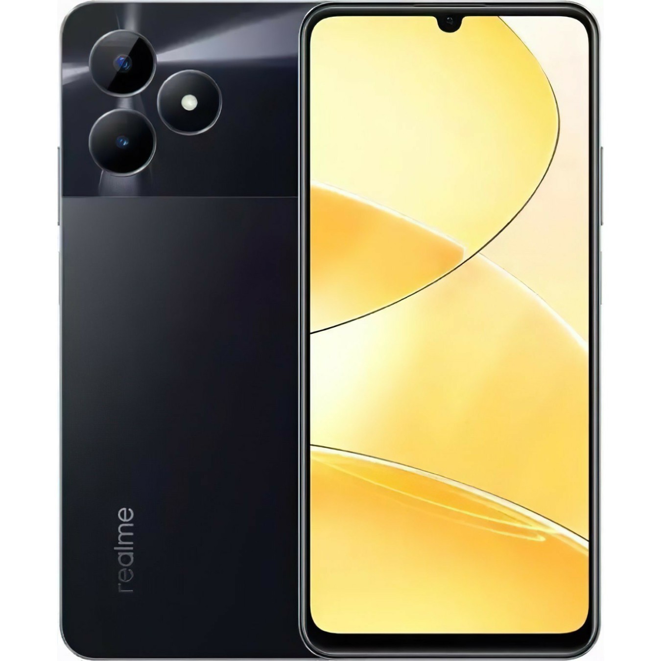 Realme Smartphone - C51 - 6RAM 256GB Black — Buy in Cyprus with Fast Delivery