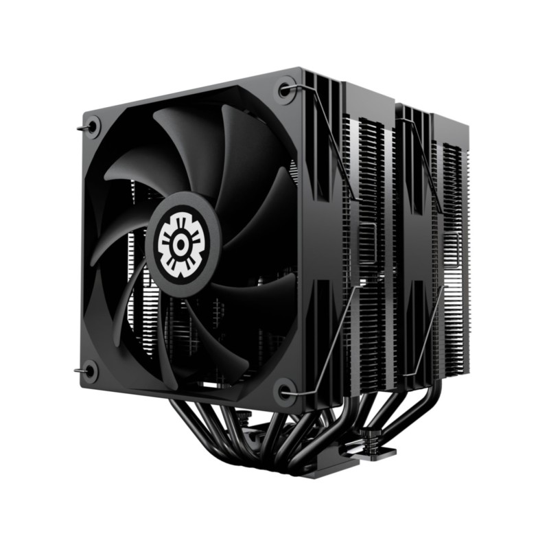 Buy Enermax ETS-TD60D CPU Air Cooler - Black - 120mm PWM Fan, 6 Heatpipes, 280W TDP in Cyprus, Nicosia, Limassol, Larnaka, Pafos
