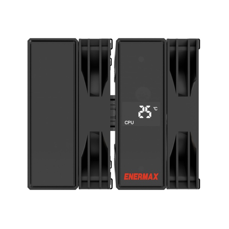 Buy Enermax ETS-TD60D CPU Air Cooler - Black - 120mm PWM Fan, 6 Heatpipes, 280W TDP in Cyprus, Nicosia, Limassol, Larnaka, Pafos