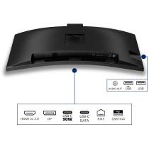 Philips 86.4cm (34.0') 21:09 2xHDMI+DP+USB-C - 34B2U3600CH - Black — Buy in Cyprus with Fast Delivery