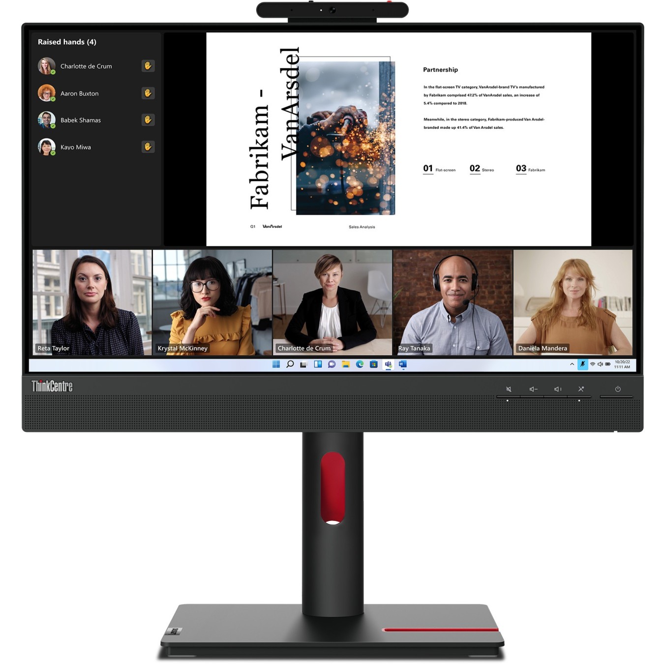 TFT Lenovo Dock ThinkCentre - TiO 22 Gen5 - FHD IPS DP CAM SPK HUB — Buy in Cyprus with Fast Delivery