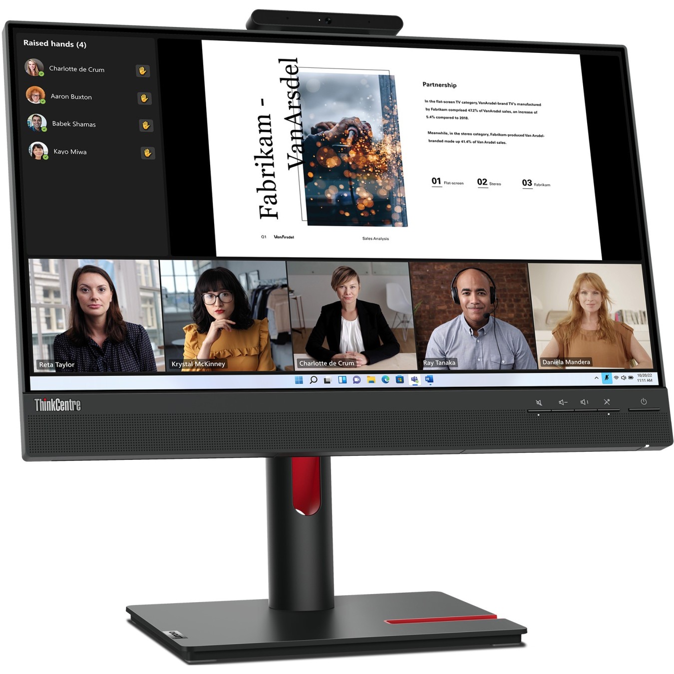 TFT Lenovo Dock ThinkCentre - TiO 22 Gen5 - FHD IPS DP CAM SPK HUB — Buy in Cyprus with Fast Delivery