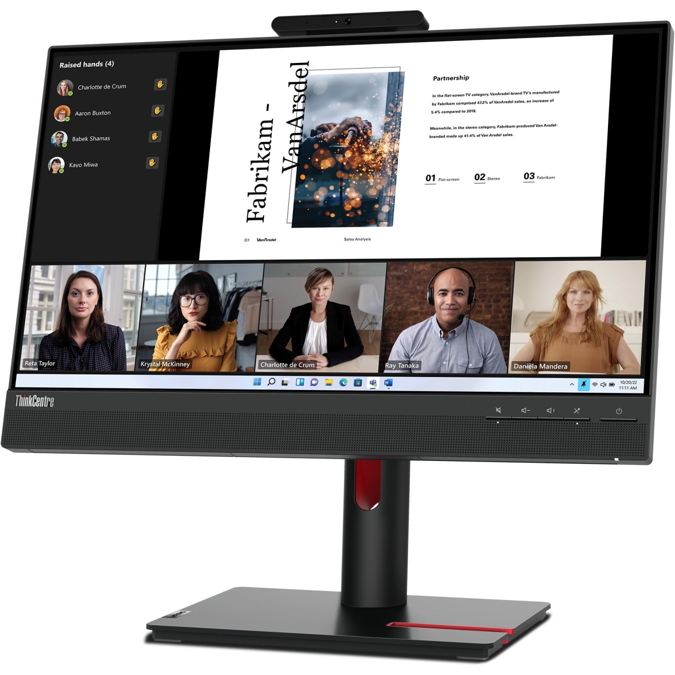 TFT Lenovo Dock ThinkCentre - TiO 22 Gen5 - FHD IPS DP CAM SPK HUB — Buy in Cyprus with Fast Delivery
