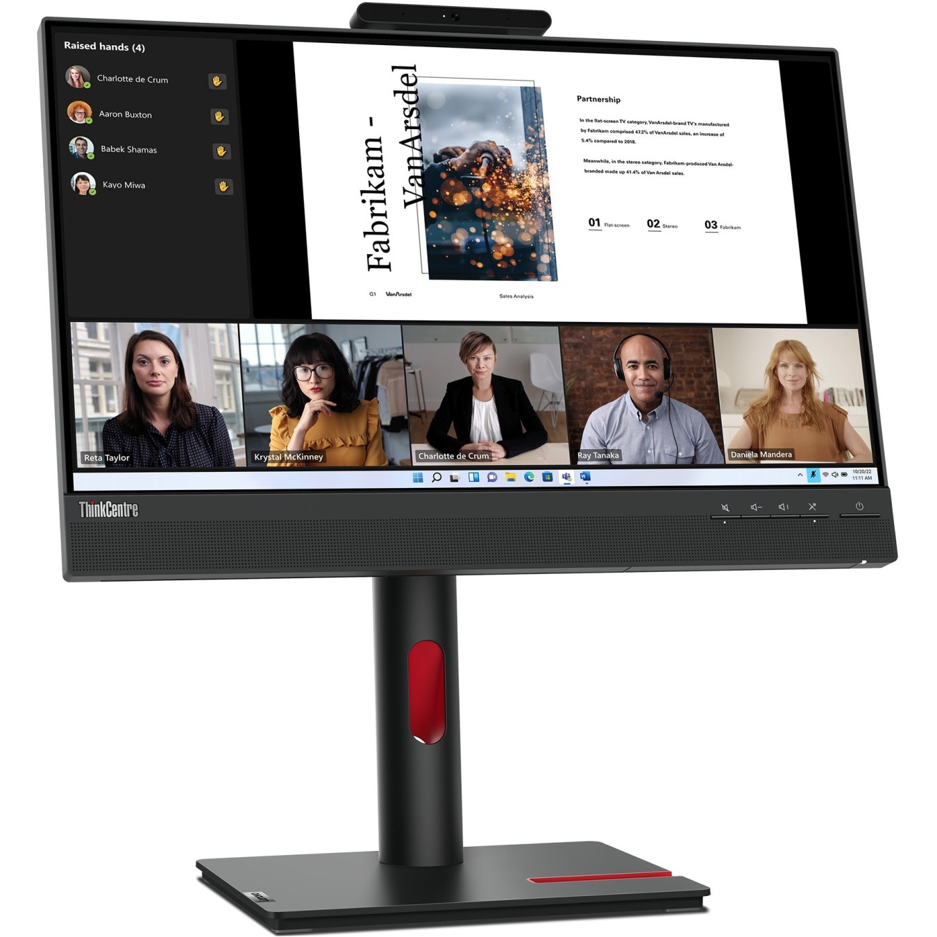 TFT Lenovo Dock ThinkCentre - TiO 22 Gen5 - FHD IPS DP CAM SPK HUB — Buy in Cyprus with Fast Delivery