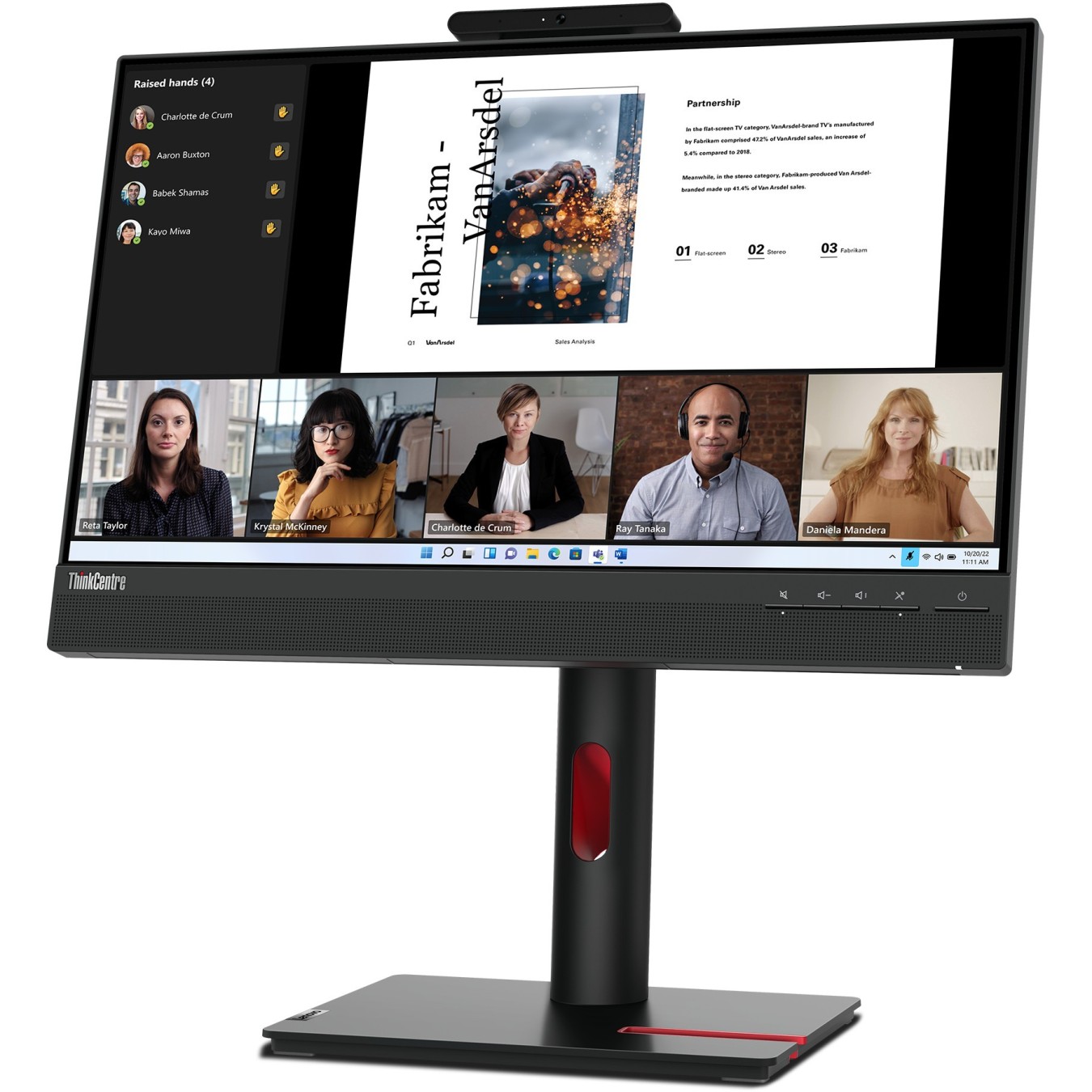 TFT Lenovo Dock ThinkCentre - TiO 22 Gen5 - FHD IPS DP CAM SPK HUB — Buy in Cyprus with Fast Delivery