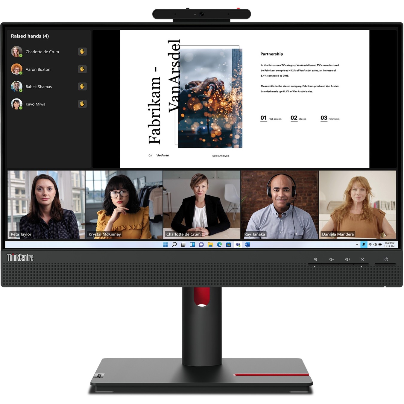 TFT Lenovo Dock ThinkCentre - TiO 22 Gen5 - FHD IPS DP CAM SPK HUB — Buy in Cyprus with Fast Delivery