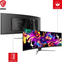 MPG Curved Gaming Monitor - 491CQPDE - QD-OLED Curved Gaming Monitor 124.46 cm (49'') — Buy in Cyprus with Fast Delivery