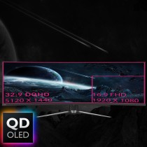 MPG Curved Gaming Monitor - 491CQPDE - QD-OLED Curved Gaming Monitor 124.46 cm (49'') — Buy in Cyprus with Fast Delivery