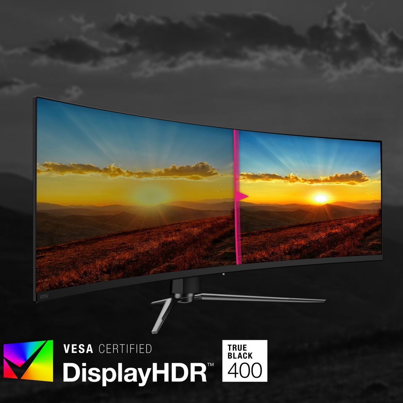 MPG Curved Gaming Monitor - 491CQPDE - QD-OLED Curved Gaming Monitor 124.46 cm (49'') — Buy in Cyprus with Fast Delivery
