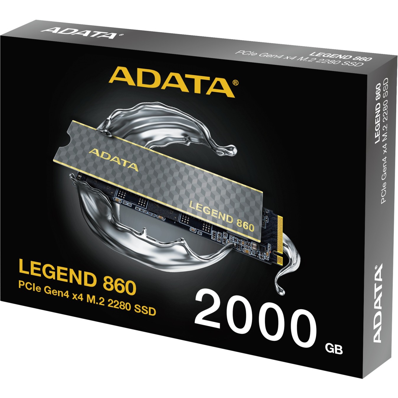 ADATA M.2 2TB PCI-E NVMe Gen4 - Legend 860 - M.2 2TB ADATA PCI-E NVMe Gen4 — Buy in Cyprus with Fast Delivery