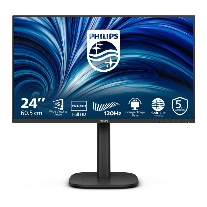 Philips 24B2N3200J/00 23.8" FHD IPS 120Hz Flat Monitor (Boxed) — Buy in Cyprus with Fast Delivery
