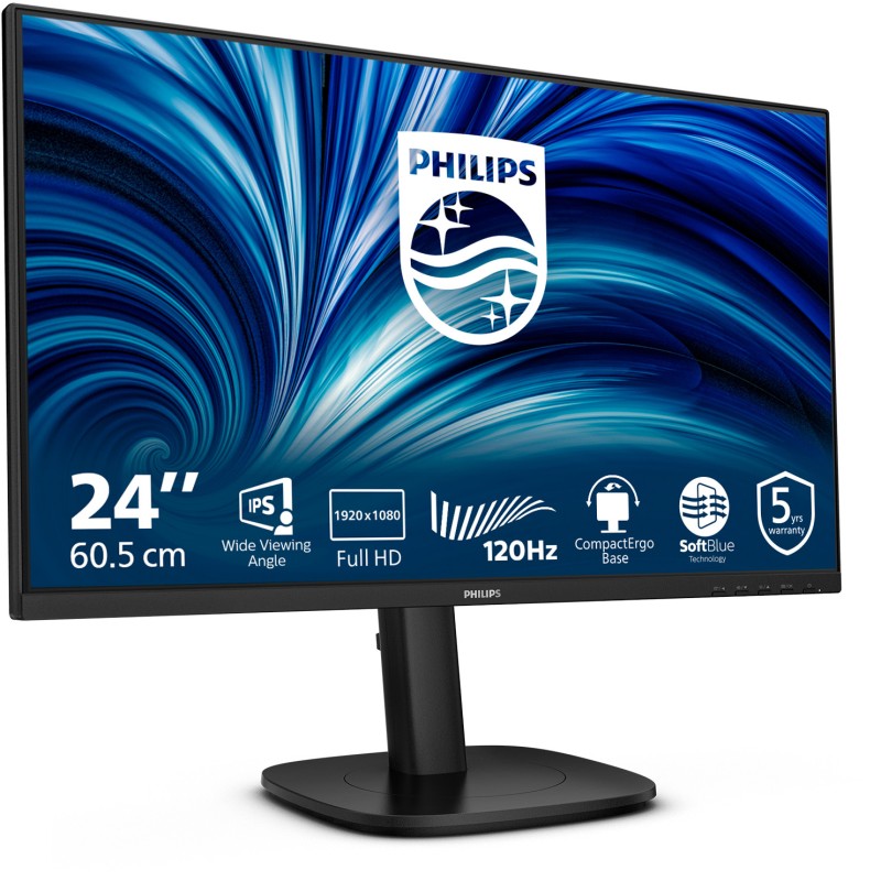 Philips 24B2N3200J/00 23.8" FHD IPS 120Hz Flat Monitor (Boxed) — Buy in Cyprus with Fast Delivery