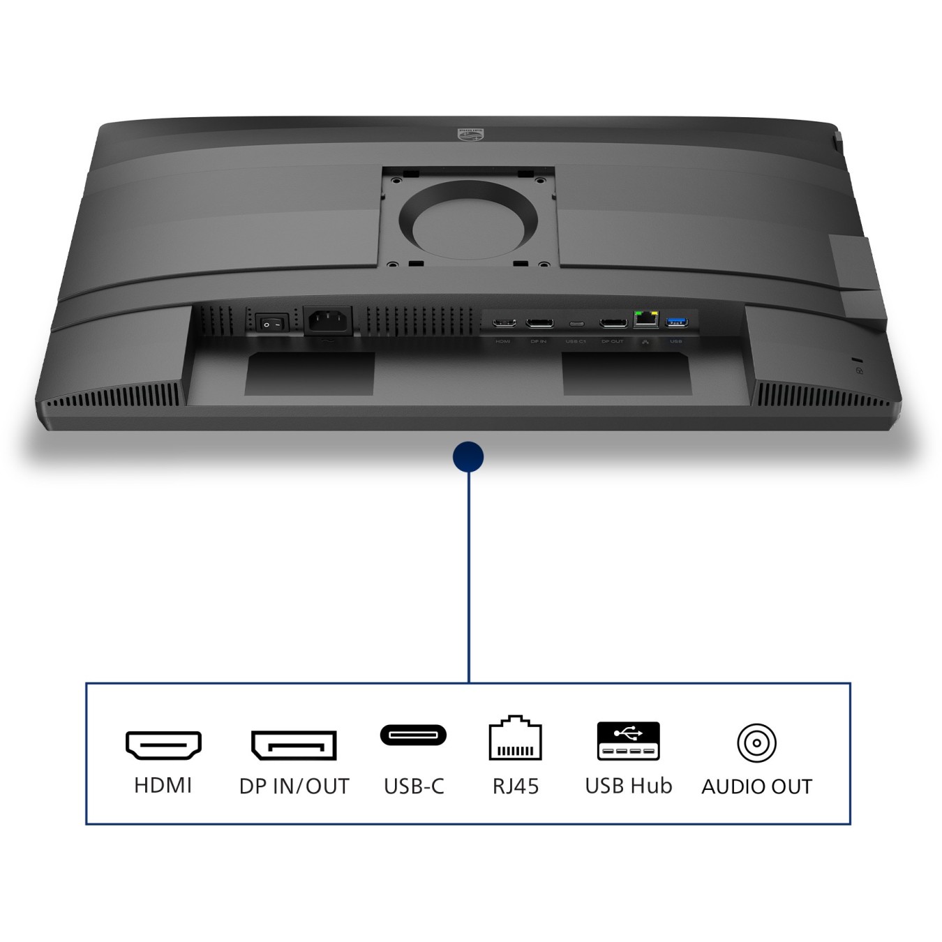 PHILIPS Monitor - 24B2U4301/00 - 60.45 cm (23.8") diagonal, 1920x1080, HDMI, DP, USB — Buy in Cyprus with Fast Delivery