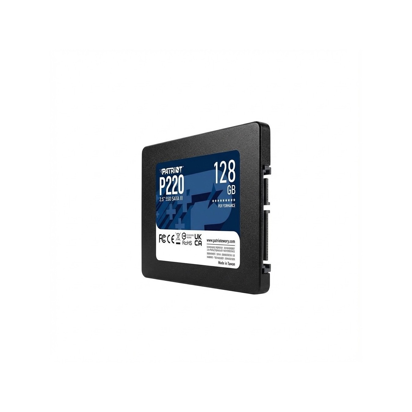 Patriot SSD - P220 - 2.5-inch, 128 GB, SATA III 6 Gb/s, Black — Buy in Cyprus with Fast Delivery