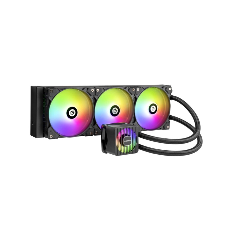 Buy Enermax LIQMAXFLO ELC-LMF360T-ARGB - 360mm AIO CPU Liquid Cooler, ARGB, Black in Cyprus, Nicosia, Limassol, Larnaka, Pafos