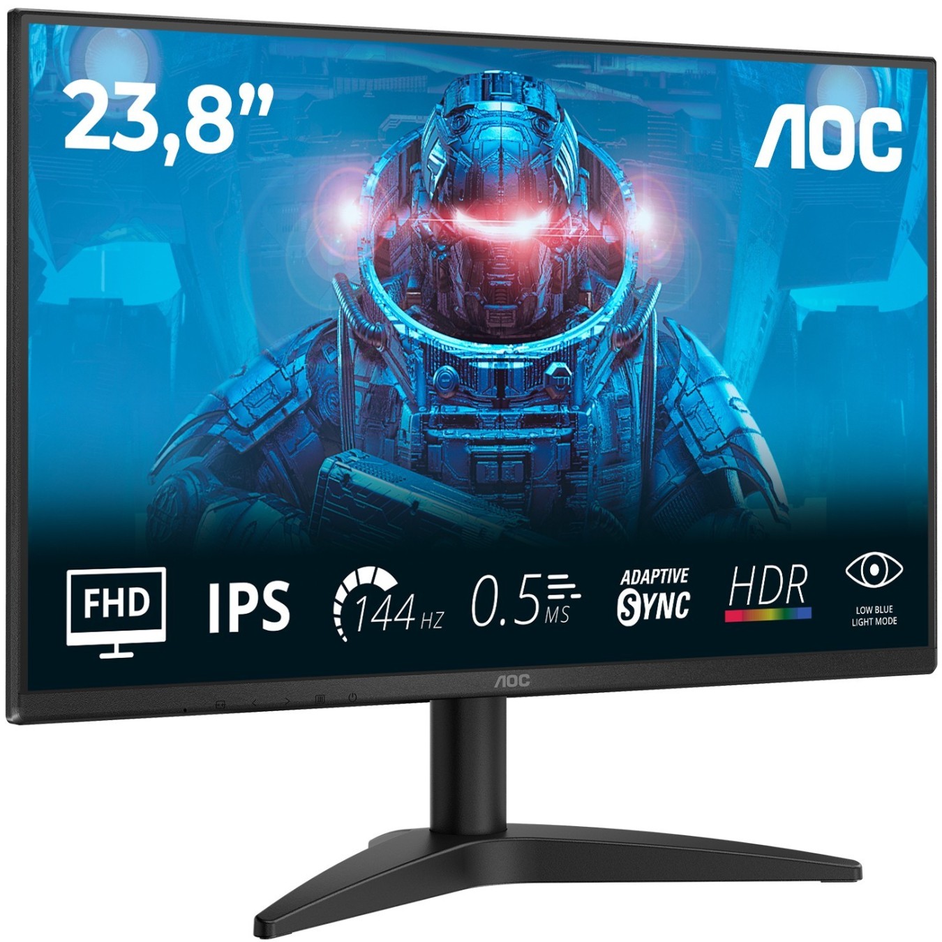 AOC 60.5cm (23.8') - 24B36X - 16:09 HDMI+DP Black — Buy in Cyprus with Fast Delivery