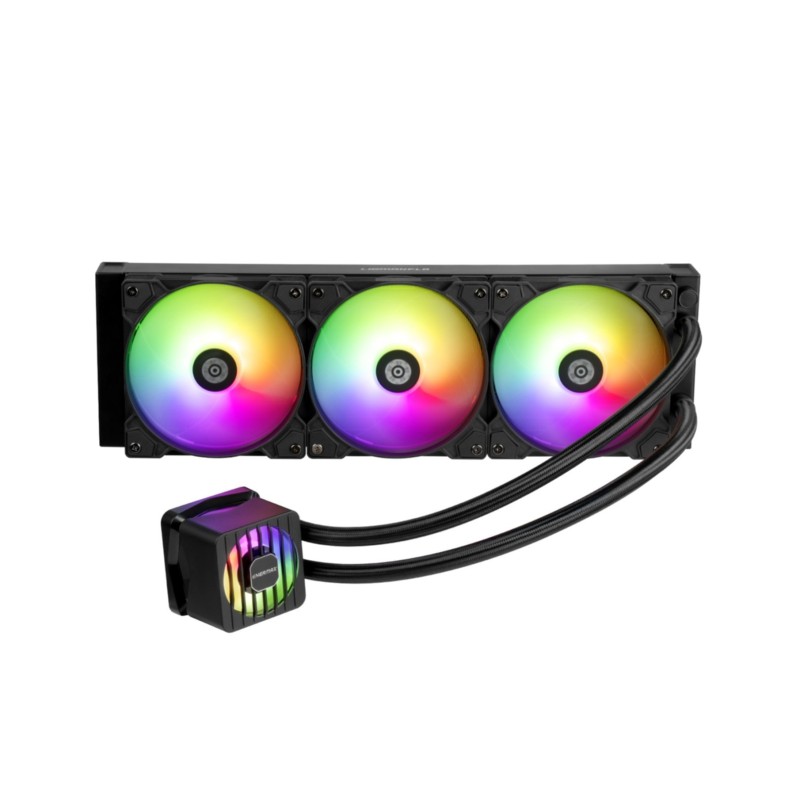 Buy Enermax LIQMAXFLO ELC-LMF360T-ARGB - 360mm AIO CPU Liquid Cooler, ARGB, Black in Cyprus, Nicosia, Limassol, Larnaka, Pafos