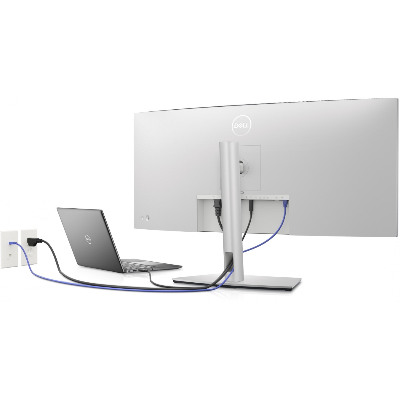 86.7cm 34.14'' (3440x1440) Dell Curved 21:9 5ms 60Hz IPS HDMI DisplayPort USB-C VESA Pivot WQHD Speaker - U3423WE -
