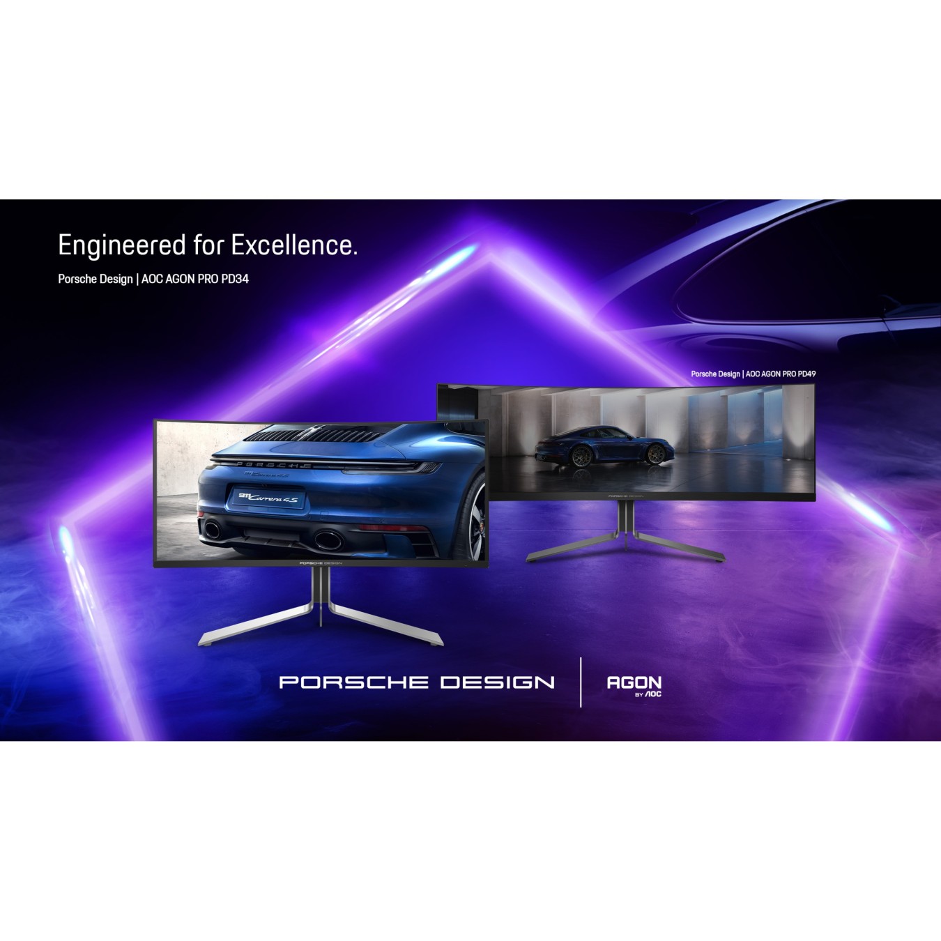 AOC AGON PRO PD34 - 34in QD-OLED Curved Gaming Monitor - 240Hz WQHD | Armenius Store