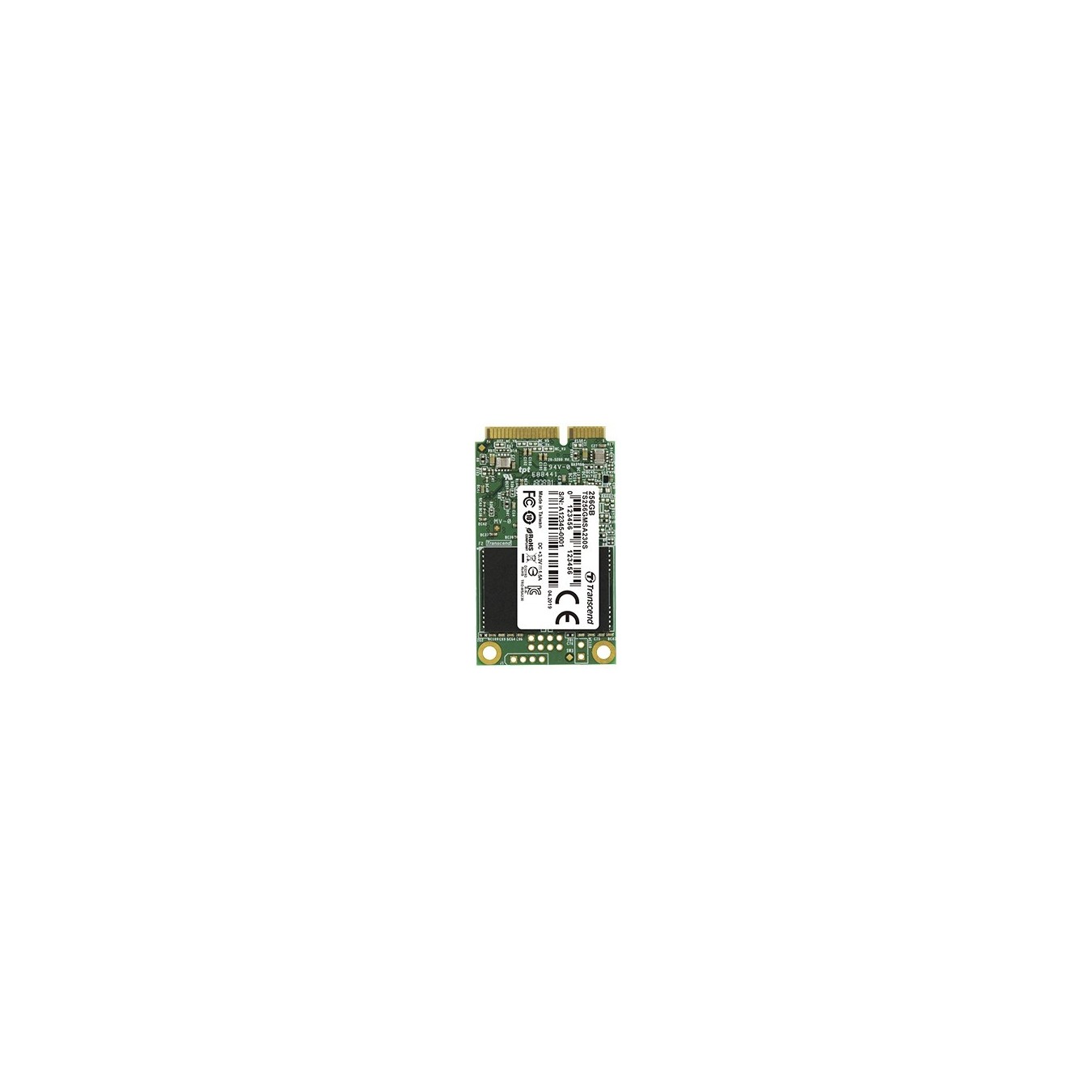 Transcend 256GB mSATA SSD SATA3 3D TLC — Buy in Cyprus with Fast Delivery