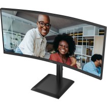 AOC Monitor - CU34E4CV - 86.0cm (34') 21:9 2xHDMI+DP+USB-C Curved Black — Buy in Cyprus with Fast Delivery