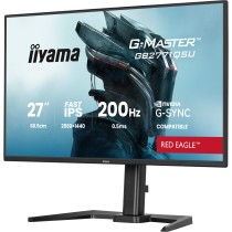 68.6 cm 27? (2560×1440) iiyama - GB2771QSU-B1 - 16:9 QHD Fast IPS 0.5 ms (MPRT) 200 Hz HDMI 2× DisplayPort USB-C VESA 100