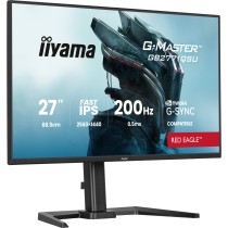 68.6 cm 27? (2560×1440) iiyama - GB2771QSU-B1 - 16:9 QHD Fast IPS 0.5 ms (MPRT) 200 Hz HDMI 2× DisplayPort USB-C VESA 100