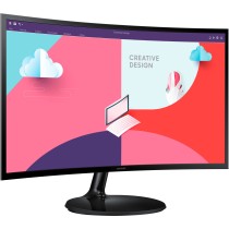 Samsung Monitor - S24C364EAU - 61cm 24'' (1920x1080) Essential Curved 16:9 4ms HDMI VGA Full HD Black