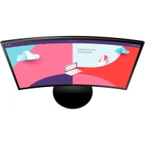Samsung Monitor - S24C364EAU - 61cm 24'' (1920x1080) Essential Curved 16:9 4ms HDMI VGA Full HD Black