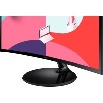 Samsung Monitor - S24C364EAU - 61cm 24'' (1920x1080) Essential Curved 16:9 4ms HDMI VGA Full HD Black