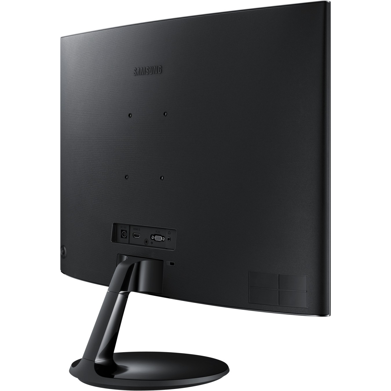 Samsung Monitor - S24C364EAU - 61cm 24'' (1920x1080) Essential Curved 16:9 4ms HDMI VGA Full HD Black