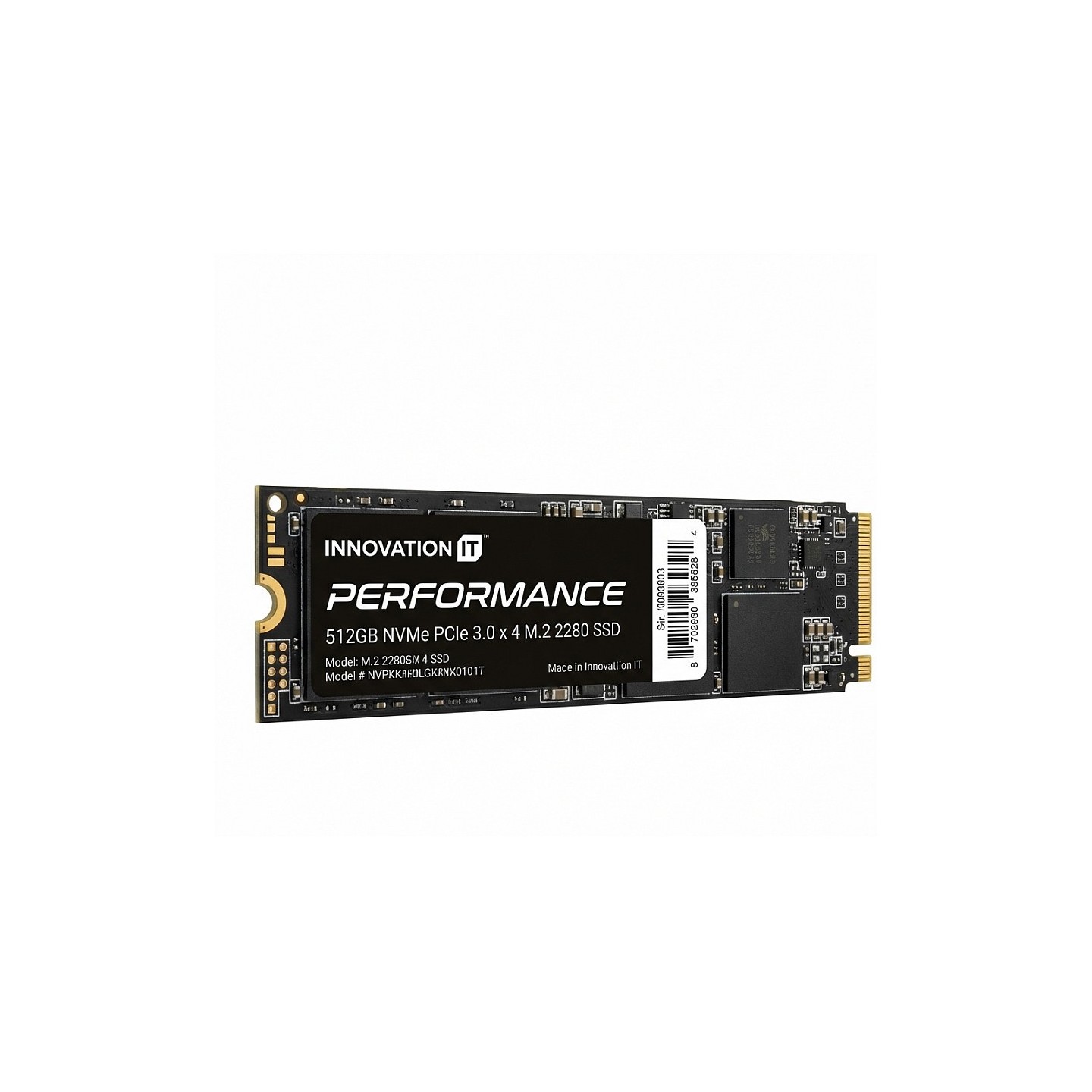 Innovation IT Performance 512GB M.2 NVMe SSD - PCIe 3.0 x4 3000 MB/s - 00-512111Q (Bulk) — Buy in Cyprus with Fast Delivery