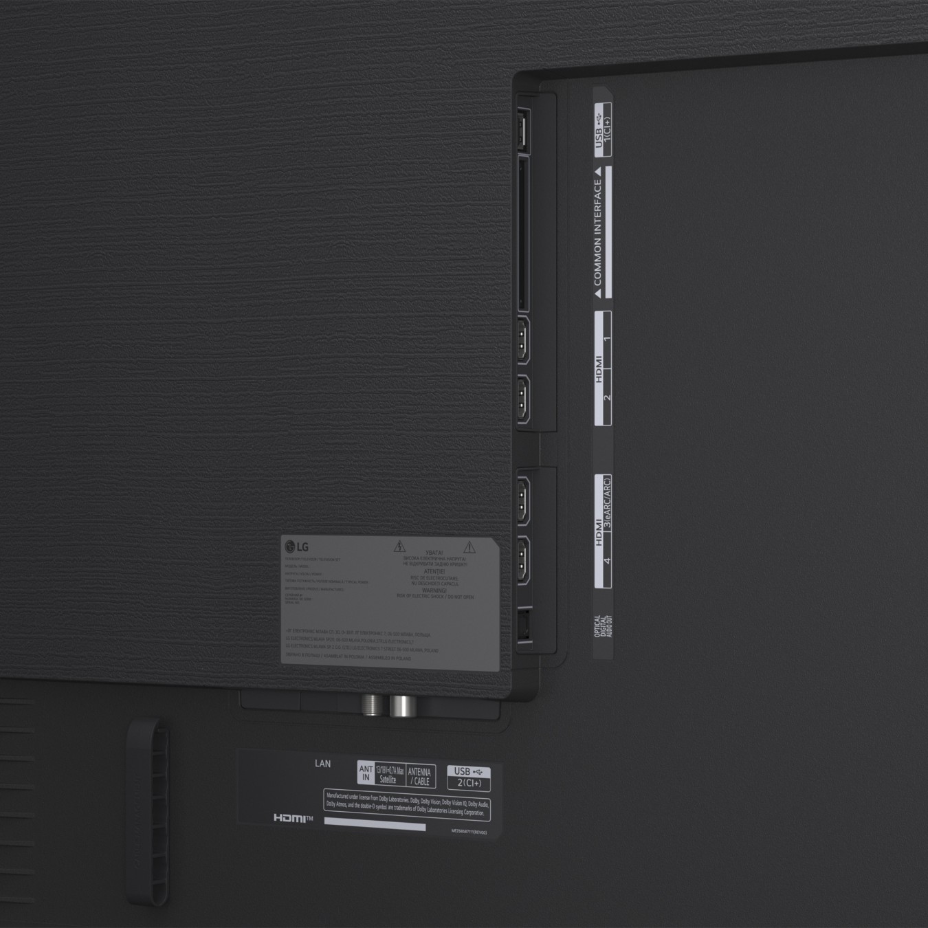 LG 254 cm 100' (3840x2160) QNED evo MiniLED - 100QNED86A6 - 16:9 QNED evo MiniLED 120 Hz a8 Gen2 HDMI×4 USB×2 LAN Black