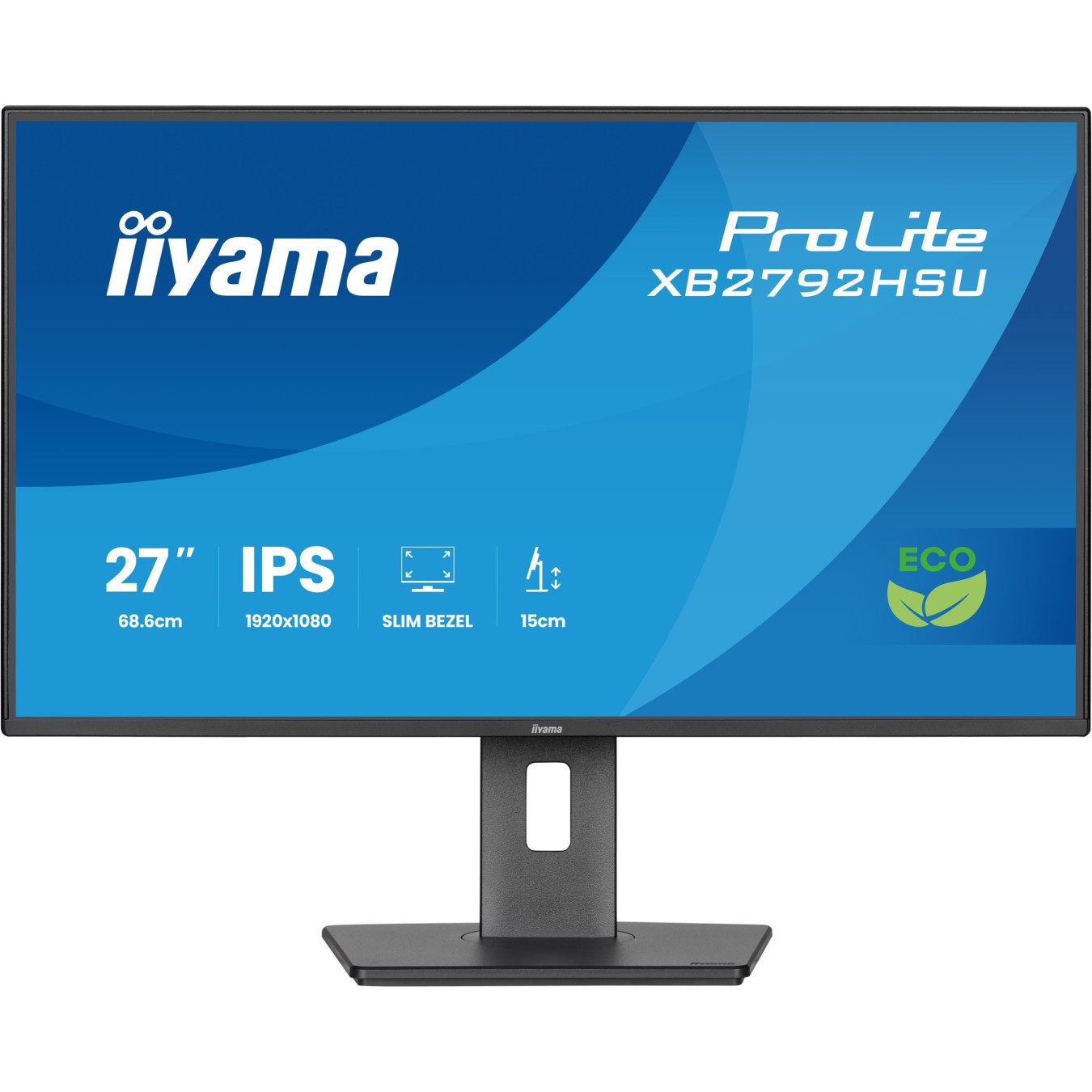 IIYAMA 68.6cm (27') - XB2792HSU-B1 - 16:9 HDMI+DP+2xUSB IPS — Buy in Cyprus with Fast Delivery