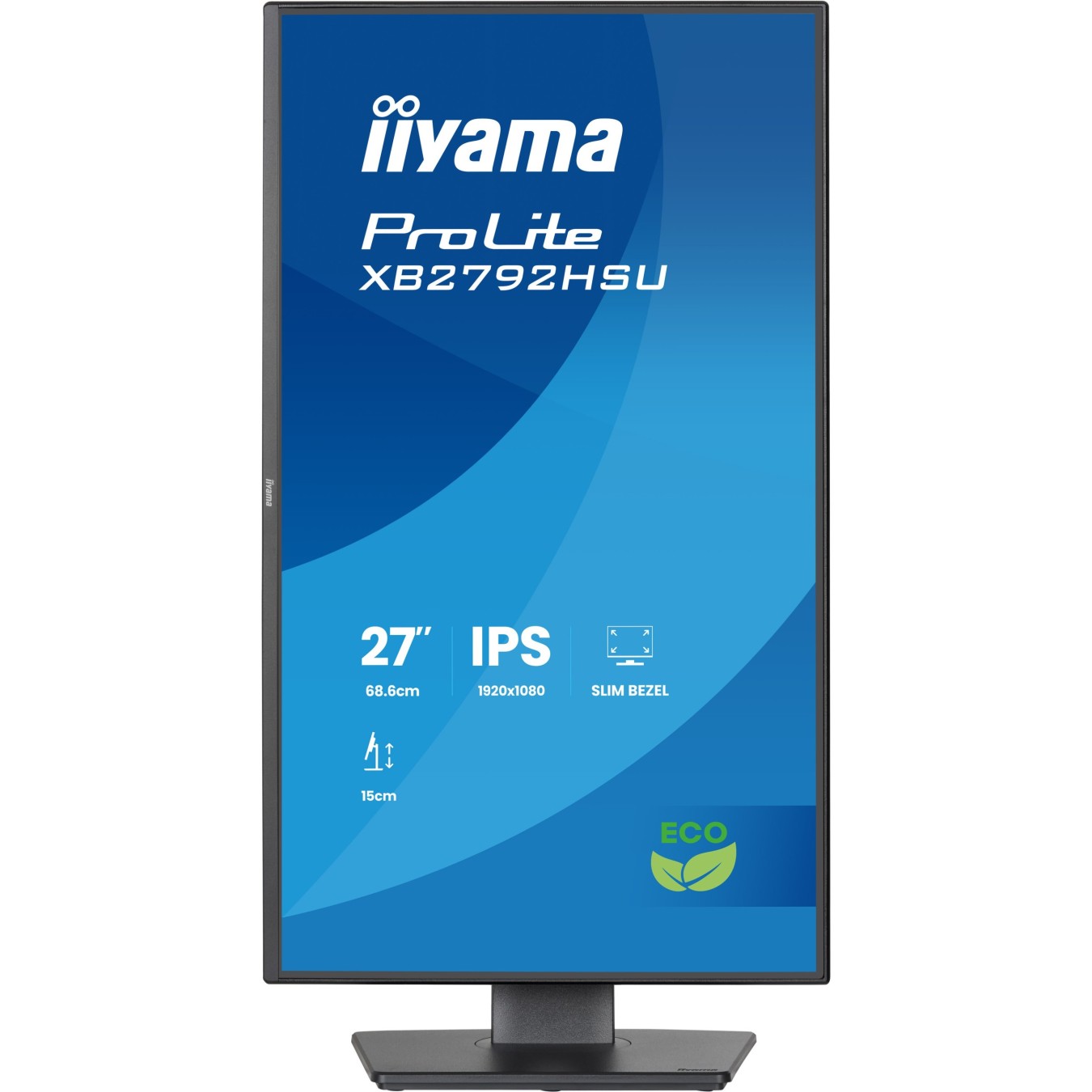 IIYAMA 68.6cm (27') - XB2792HSU-B1 - 16:9 HDMI+DP+2xUSB IPS — Buy in Cyprus with Fast Delivery