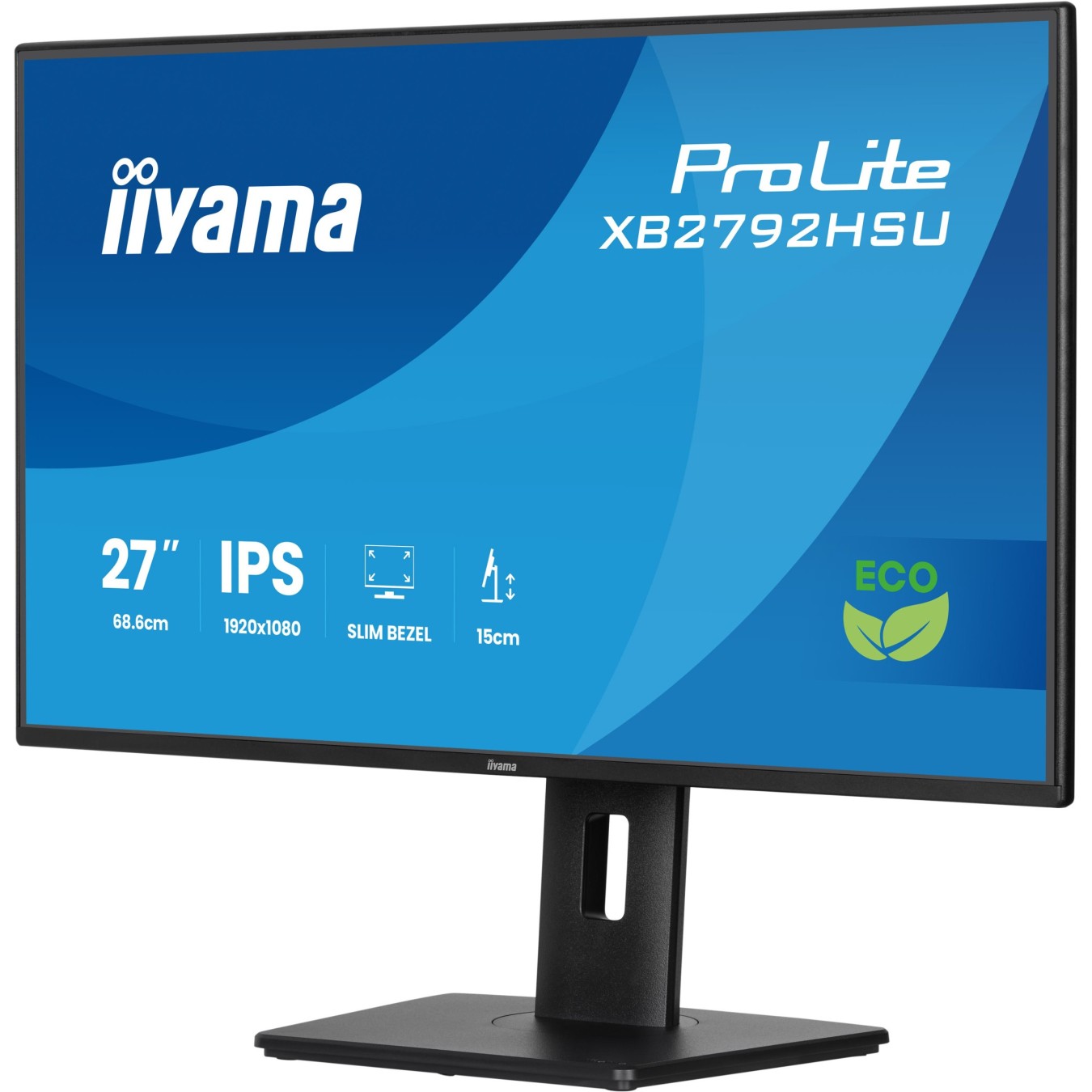 IIYAMA 68.6cm (27') - XB2792HSU-B1 - 16:9 HDMI+DP+2xUSB IPS — Buy in Cyprus with Fast Delivery