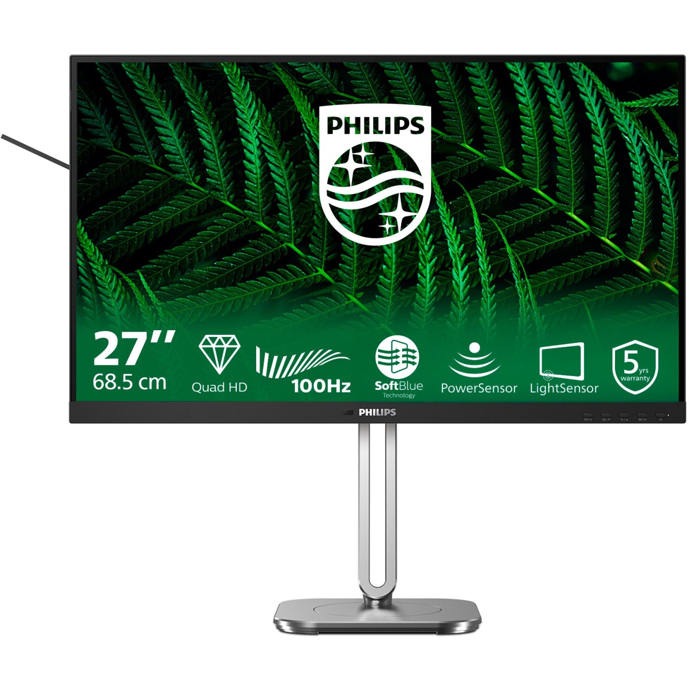 Philips 68.5cm (27.0') - 27B2G5500 - 16:09 2xHDMI+DP+USB IPS Li. — Buy in Cyprus with Fast Delivery