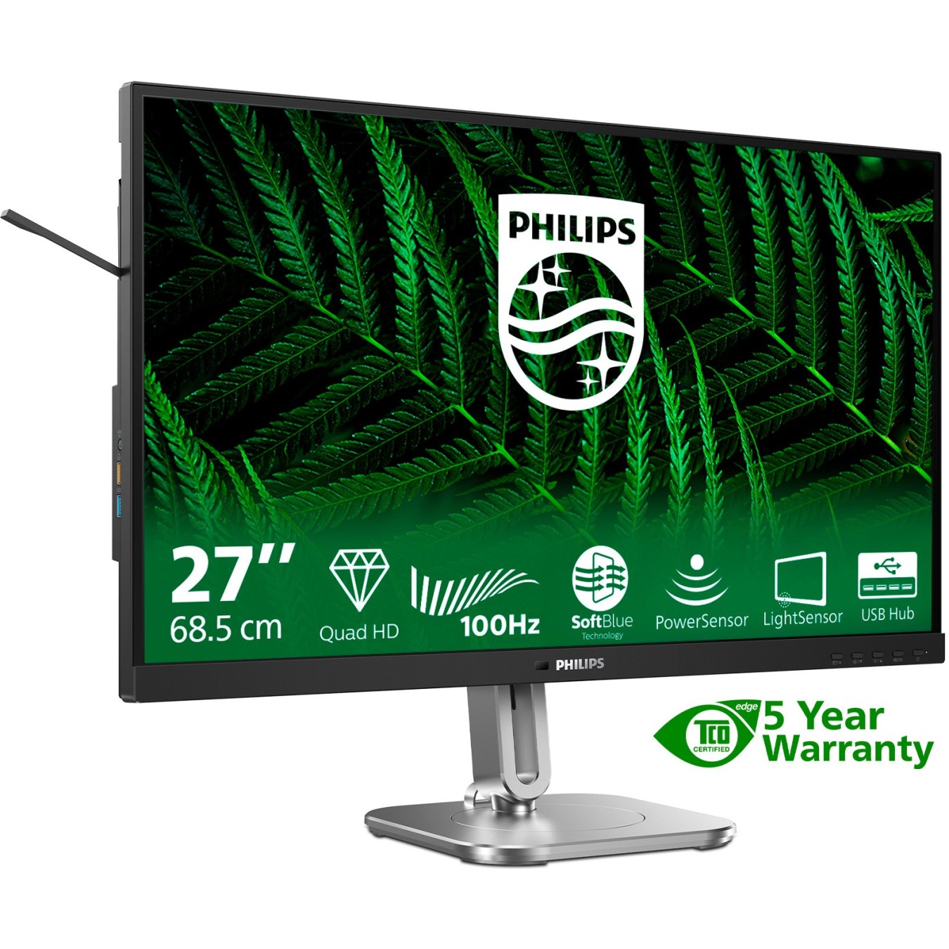 Philips 68.5cm (27.0') - 27B2G5500 - 16:09 2xHDMI+DP+USB IPS Li. — Buy in Cyprus with Fast Delivery