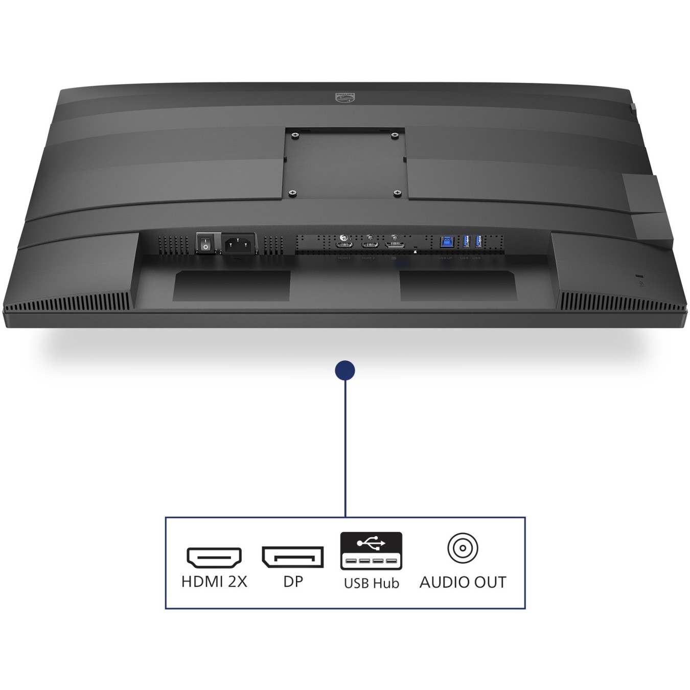Philips 68.5cm (27.0') - 27B2G5500 - 16:09 2xHDMI+DP+USB IPS Li. — Buy in Cyprus with Fast Delivery