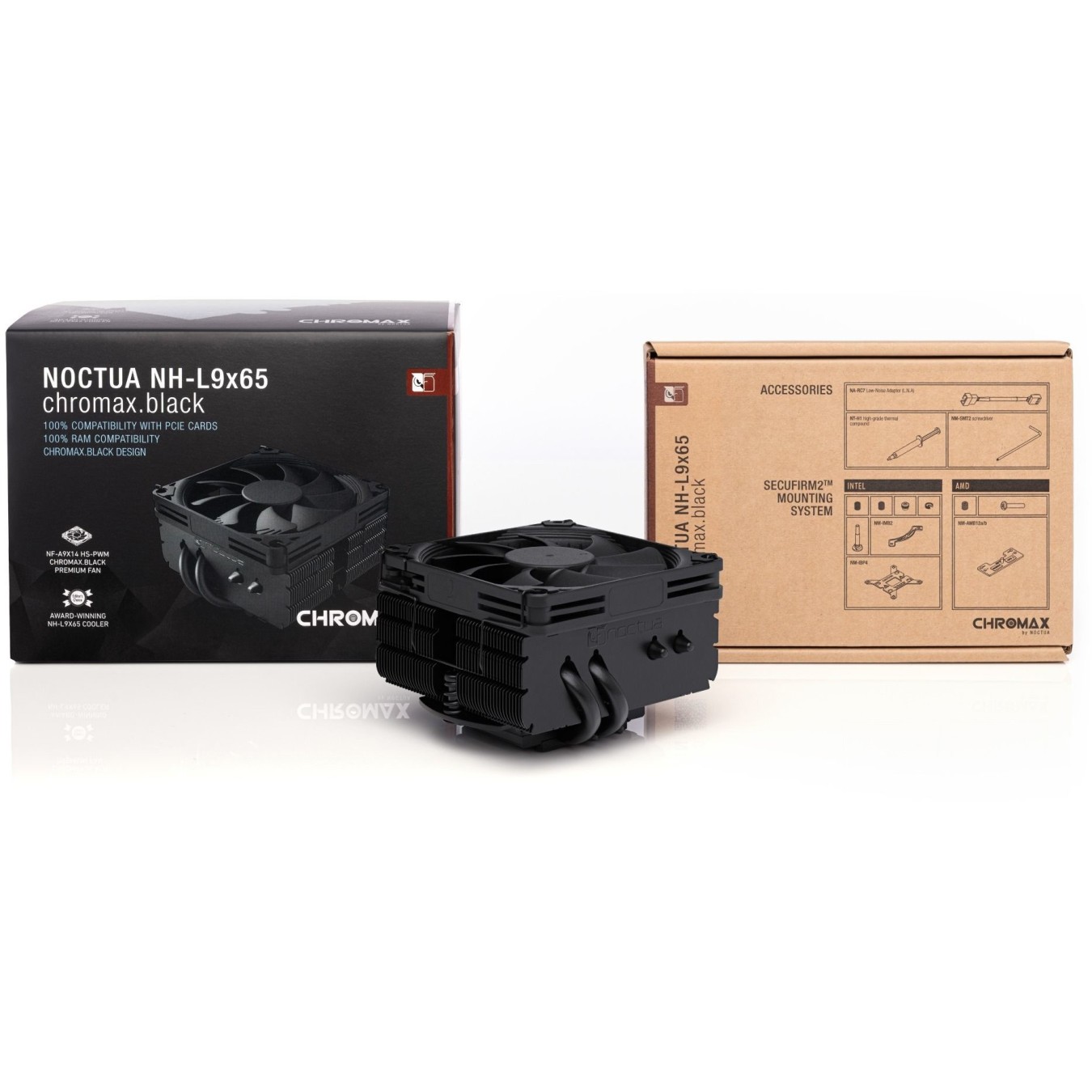 Noctua chromax.black - NH-L9x65 - CPU Cooler — Buy in Cyprus with Fast Delivery