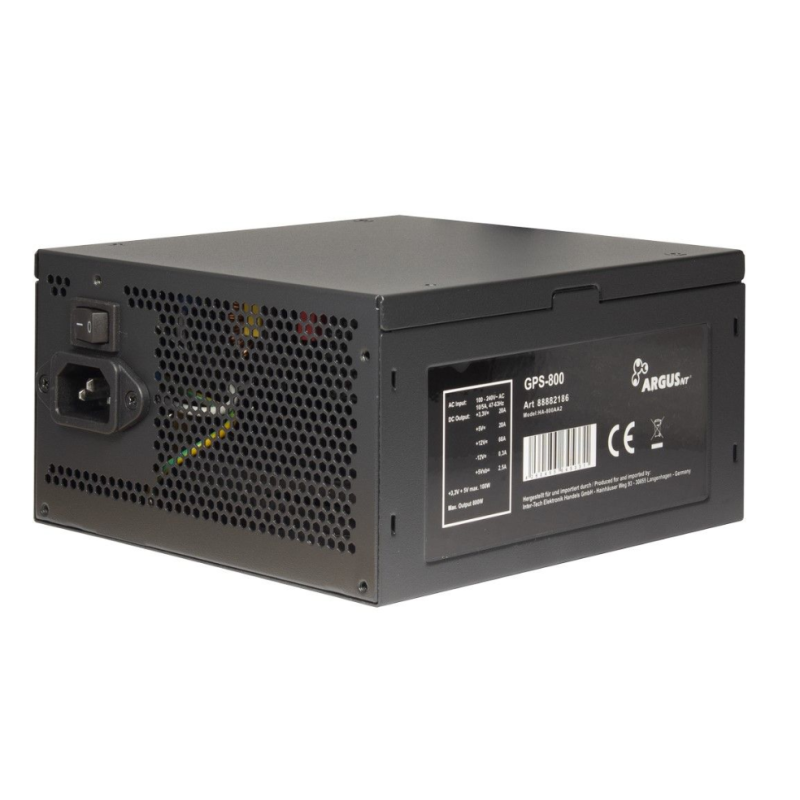 Buy InterTech Argus Power Supply - GPS-800W - 80+ Gold Power Supply in Cyprus, Nicosia, Limassol, Larnaka, Pafos