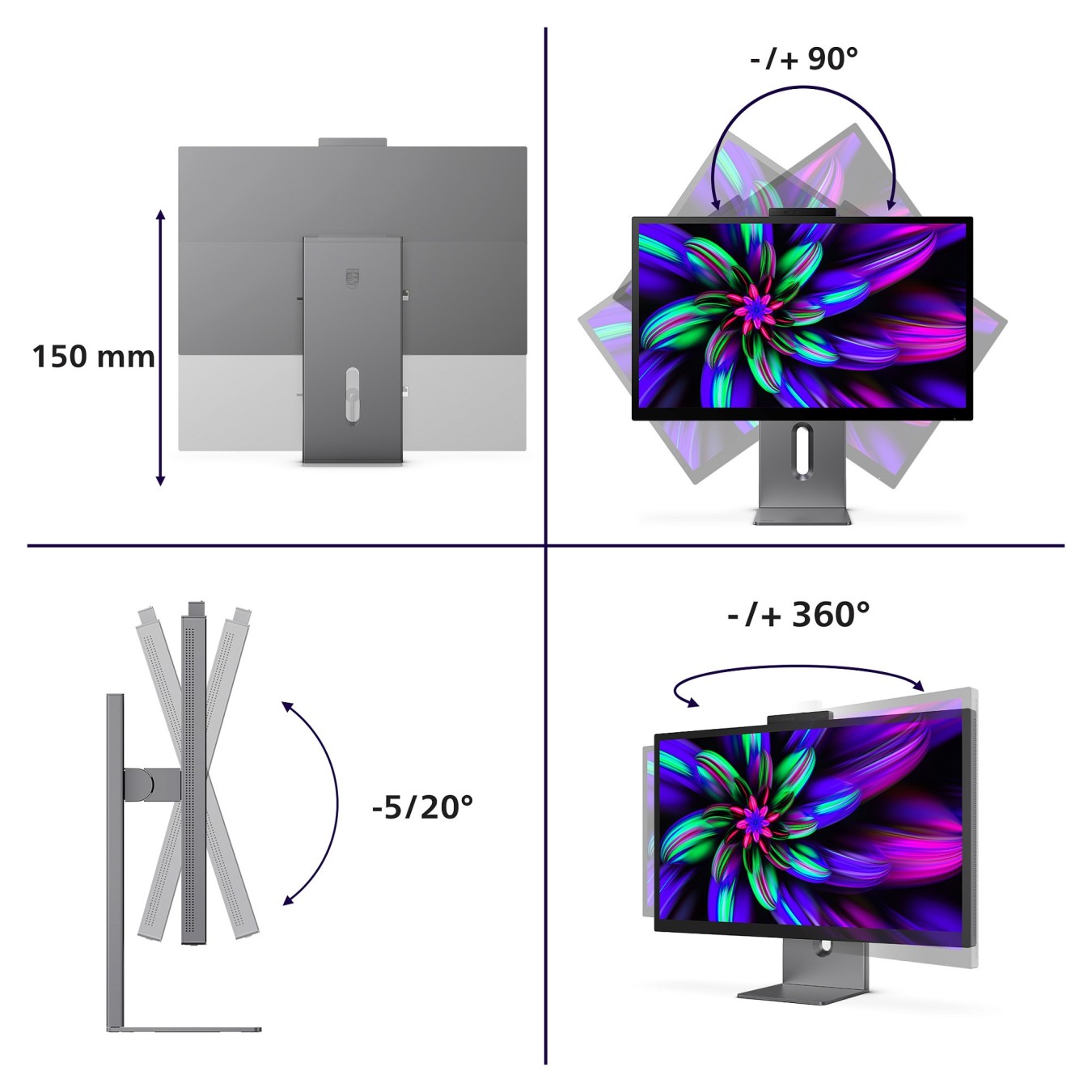 Philips 68.5cm (27.0') - 27E3U7903 - 16:09 HDMI+DP+USB+C 5K Li. — Buy in Cyprus with Fast Delivery