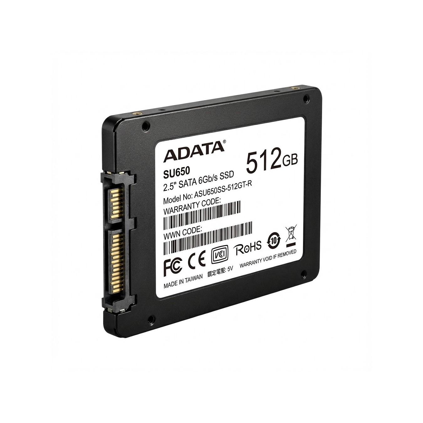 ADATA 2.5' 512GB SATAIII 3D NAND - SU650 - retail — Buy in Cyprus with Fast Delivery