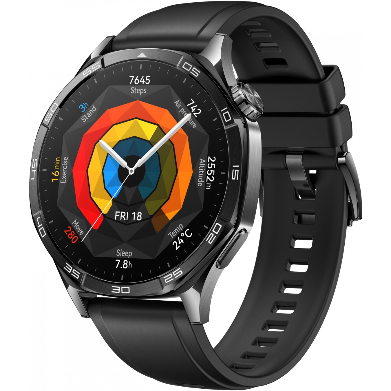 Huawei Watch GT5 - Vili-B19F - 46MM, Black — Buy in Cyprus with Fast Delivery