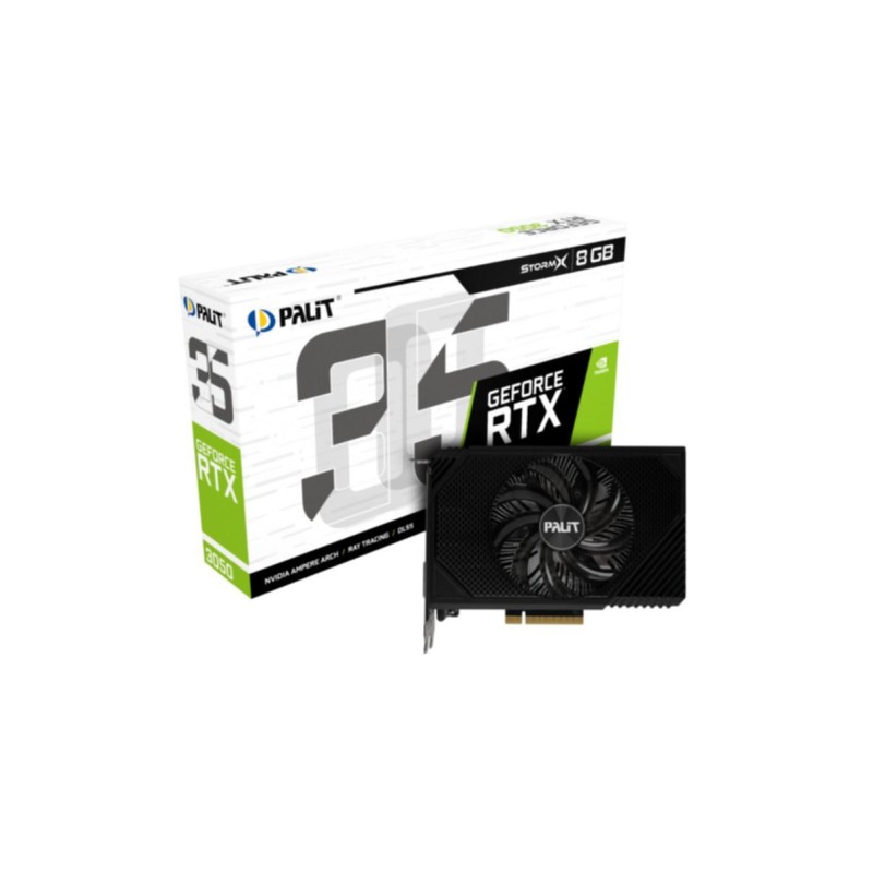 Buy Palit GeForce RTX 3050 StormX (GA107) - 8GB GDDR6, 1777 MHz Boost, PCIe 4.0,... in Cyprus, Nicosia, Limassol, Larnaka, Pafos