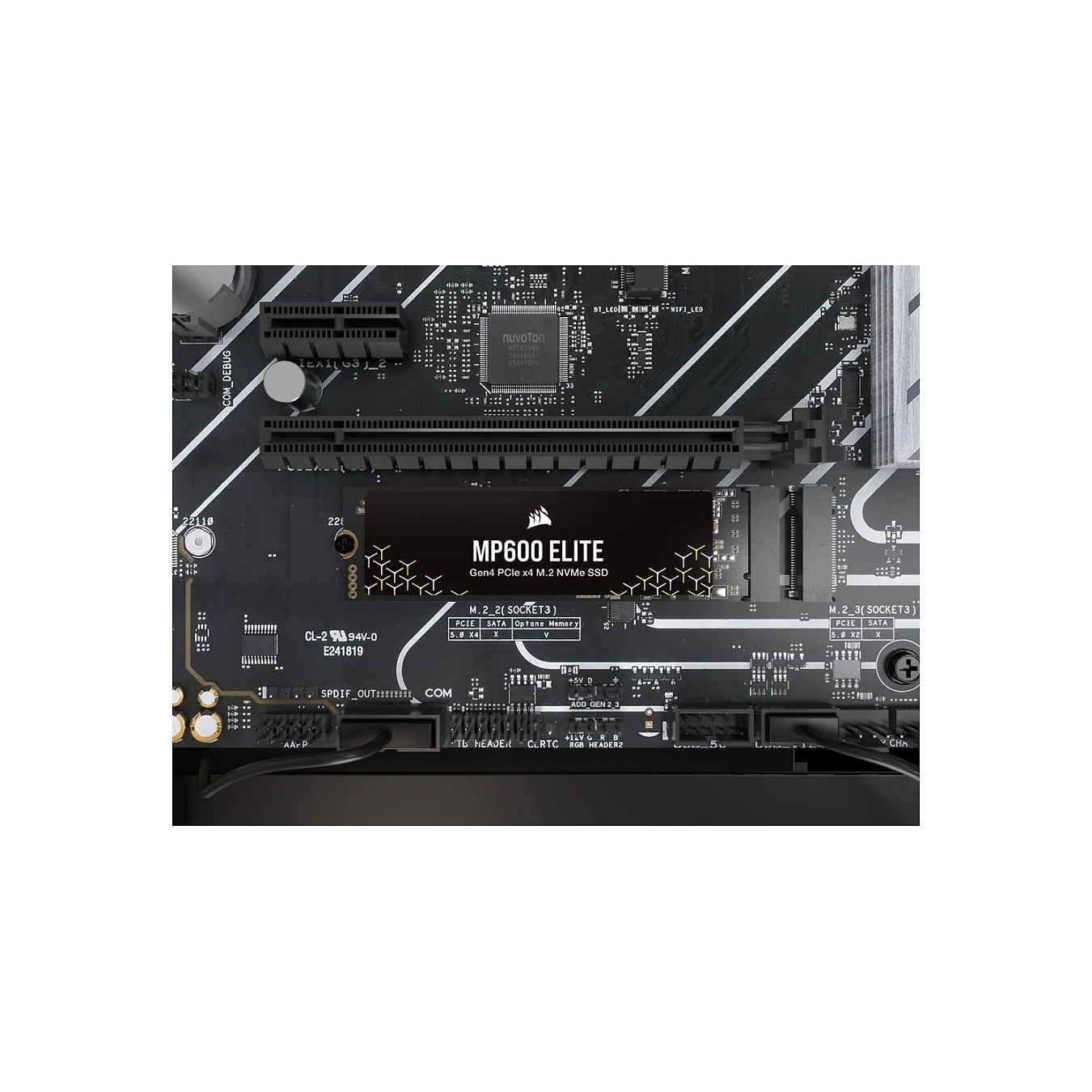 M.2 1TB CORSAIR PCI-E NVMe Gen4 - MP600 ELITE - retail — Buy in Cyprus with Fast Delivery