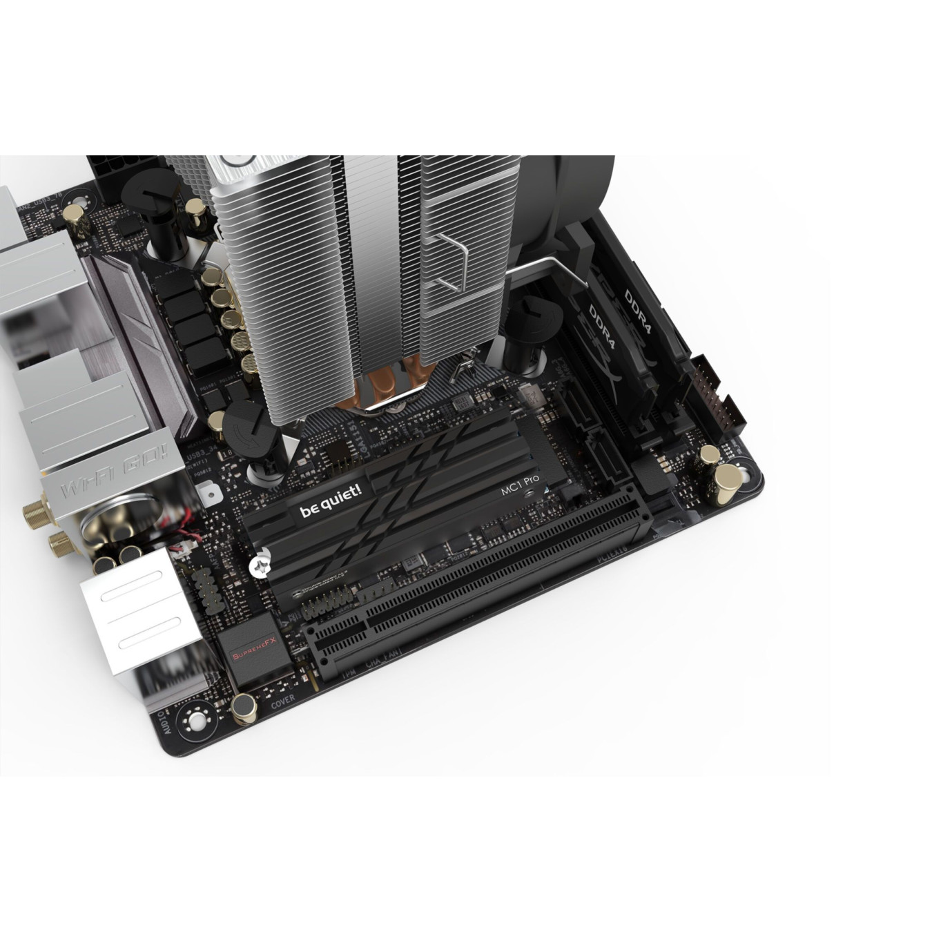 Be Quiet MC1 Pro - M.2 2280 SSD Heatsink Cooler, Fanless, Black — Buy in Cyprus with Fast Delivery